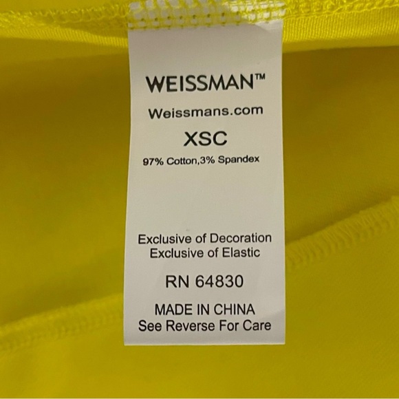 Weissman I’m Still Standing 11906 Dance Costume with Gloves & Hair Bow XSC - Picture 5 of 5